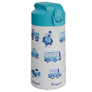 Çocuk su matarası paslanmaz Çelik 500 ml sızdırmaz kapak bpa free arabalar