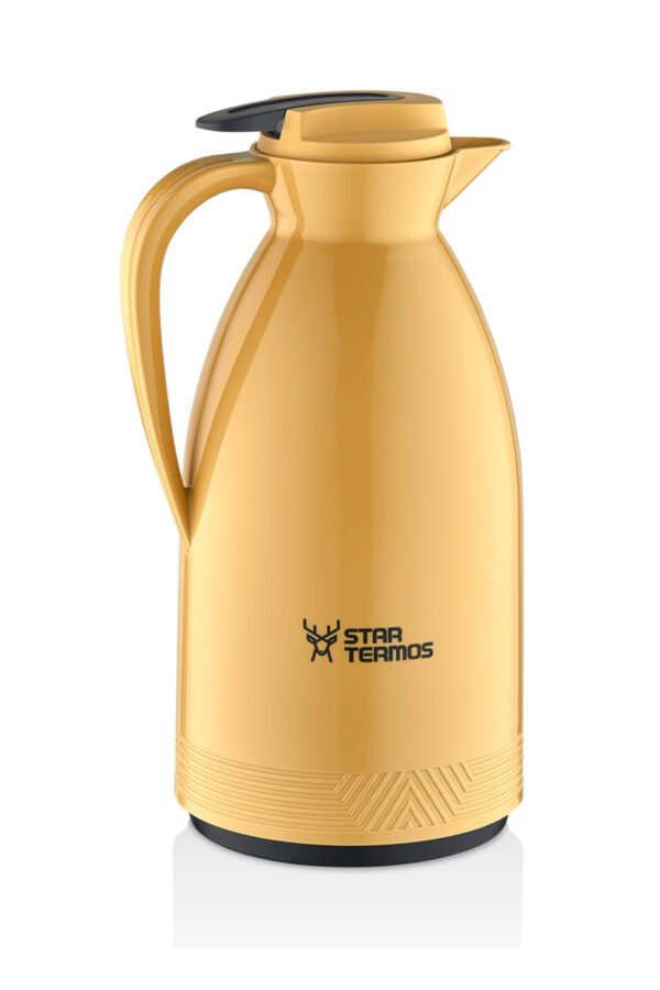 morepse serisi 1.5 litre cam termos (turuncu, sarı, yeşil)