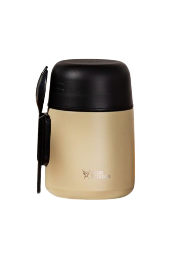 thermbox 500 ml paslanmaz Çelik yemek termosu (pembe, ekru)